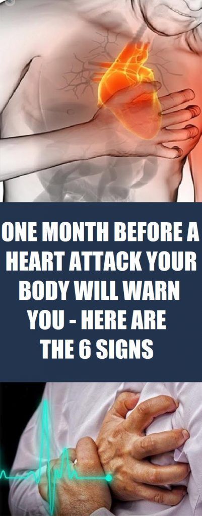 One Month Before a Heart Attack, Your Body Will Warn You – Here are the